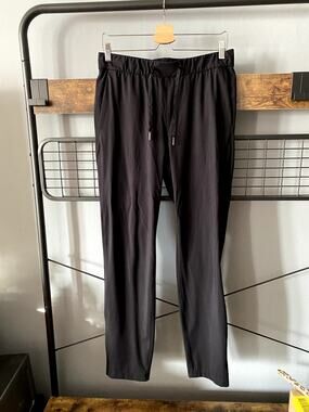 Crazy Yoga Black Joggers | Size 12